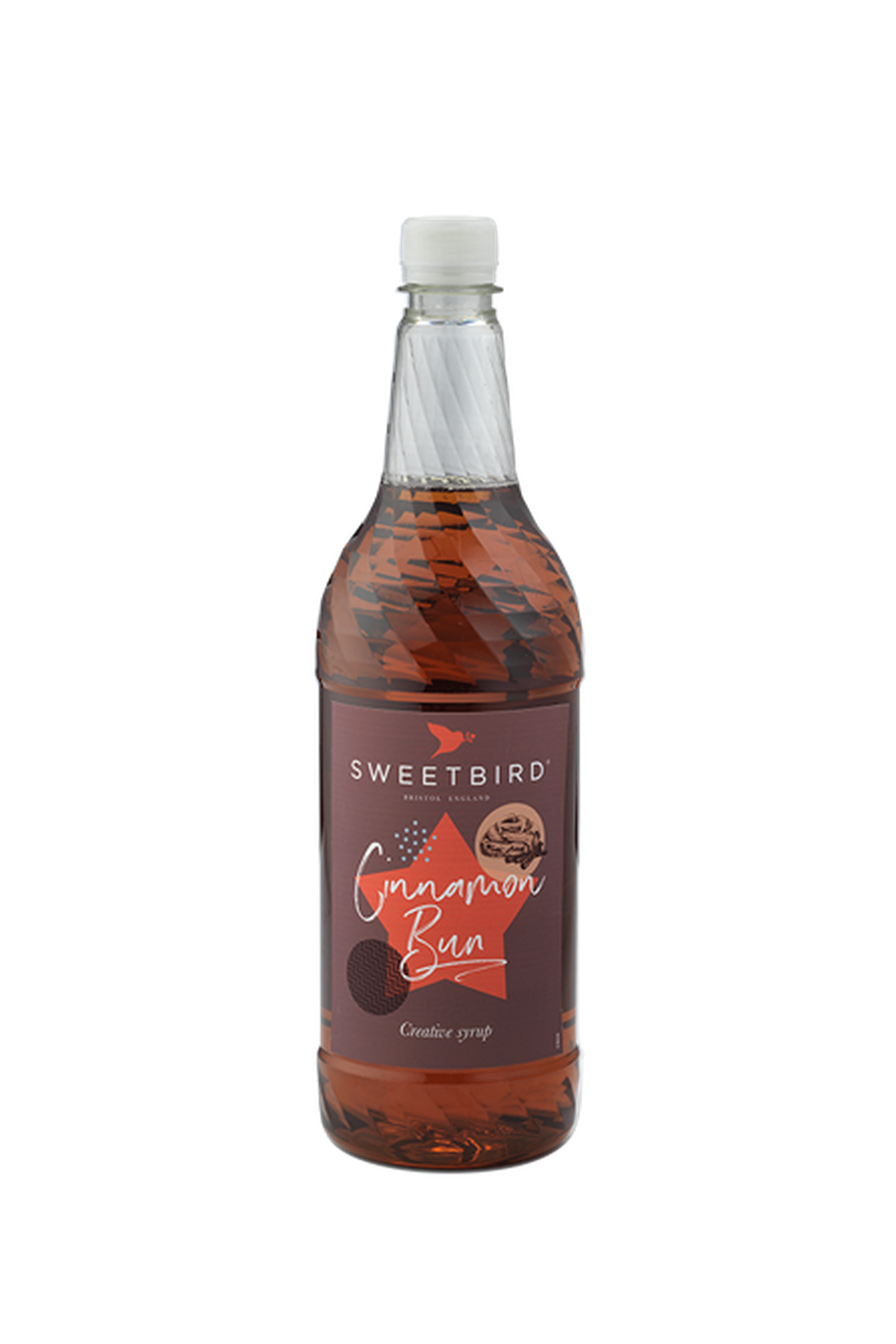 Sweetbird Cinnamon Bun Syrup 1 litre bottle